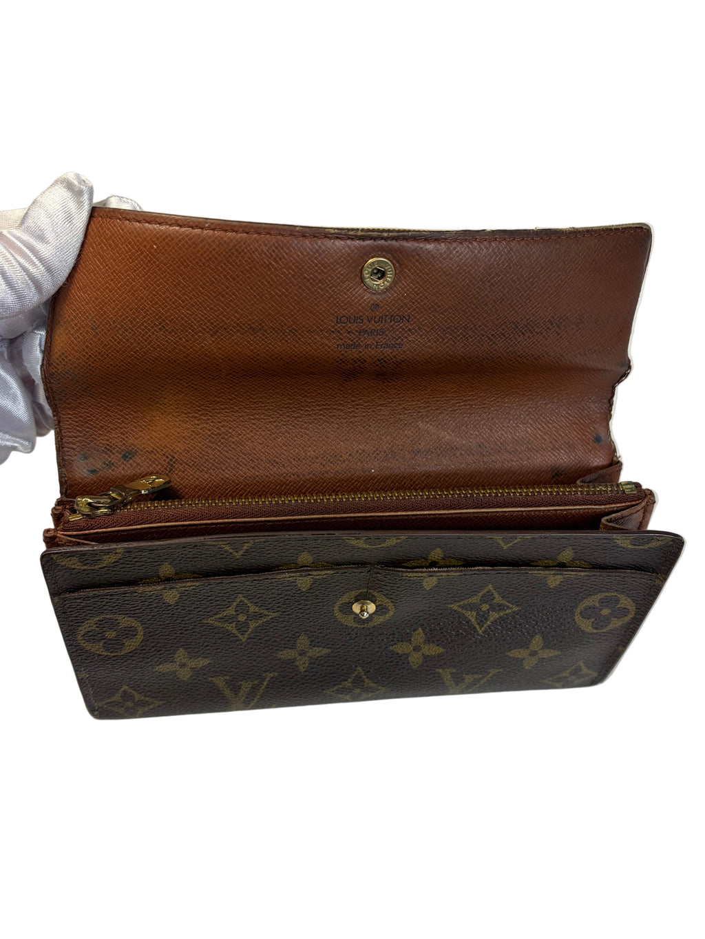 Louis Vuitton Monogram Portefeuille Sarah Long Wallet