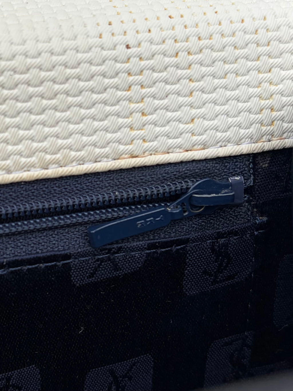 Yves Saint Laurent Triangle Logo Flap Handbag