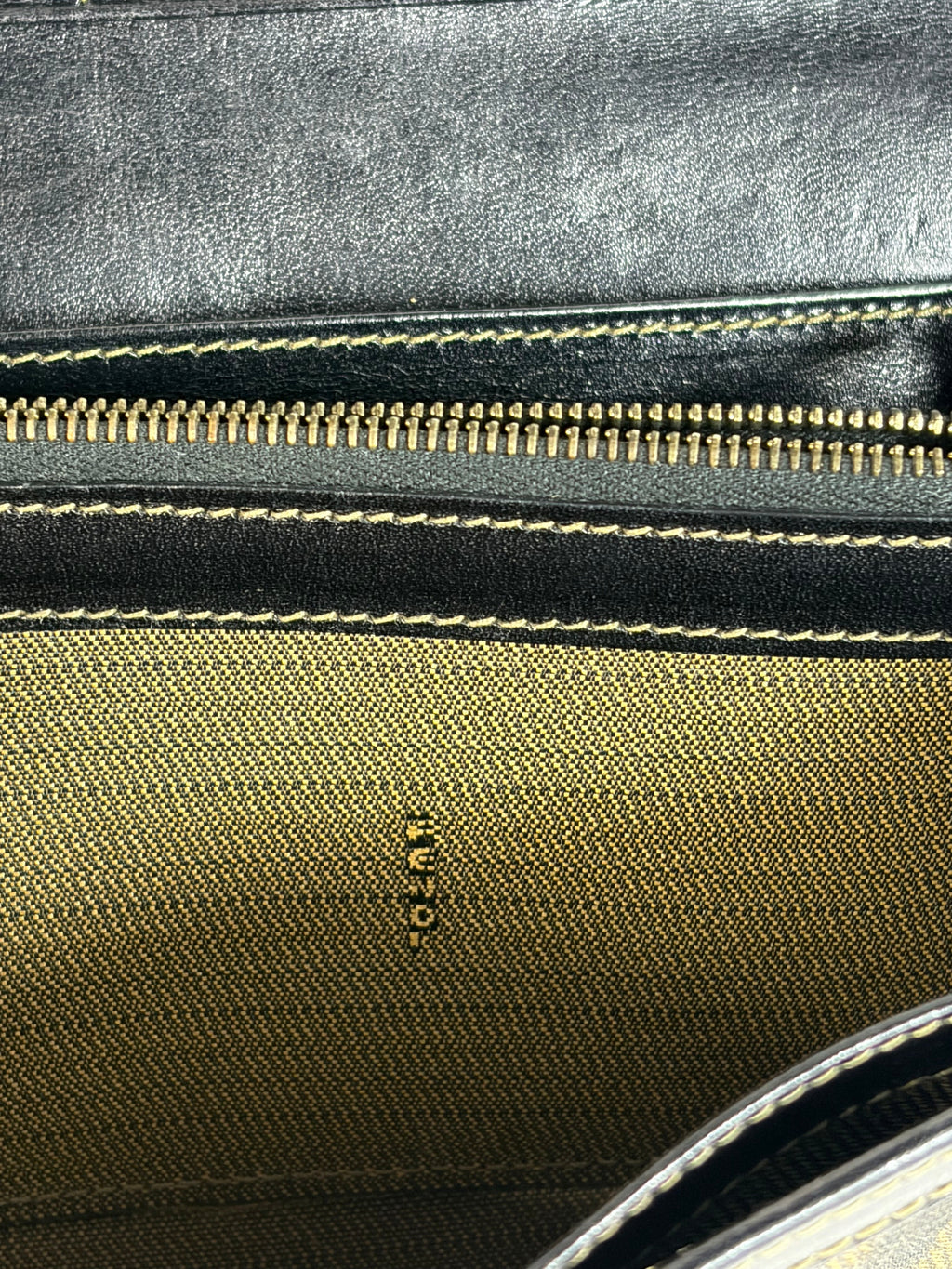 Fendi Zucca Canvas Shoulder Bag and Zucca Long Wallet Set
