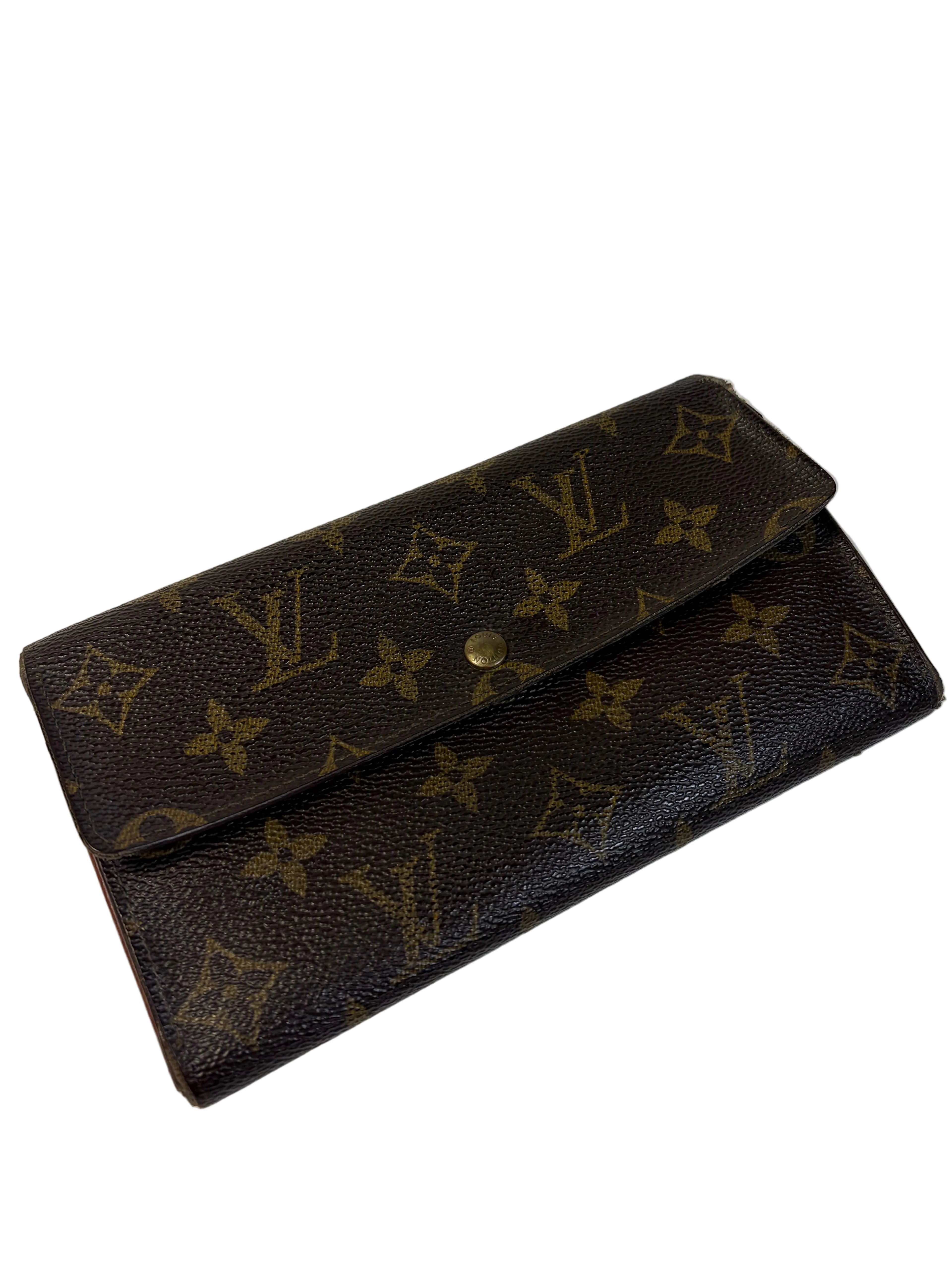Louis Vuitton Monogram Portefeuille Sarah Long Wallet