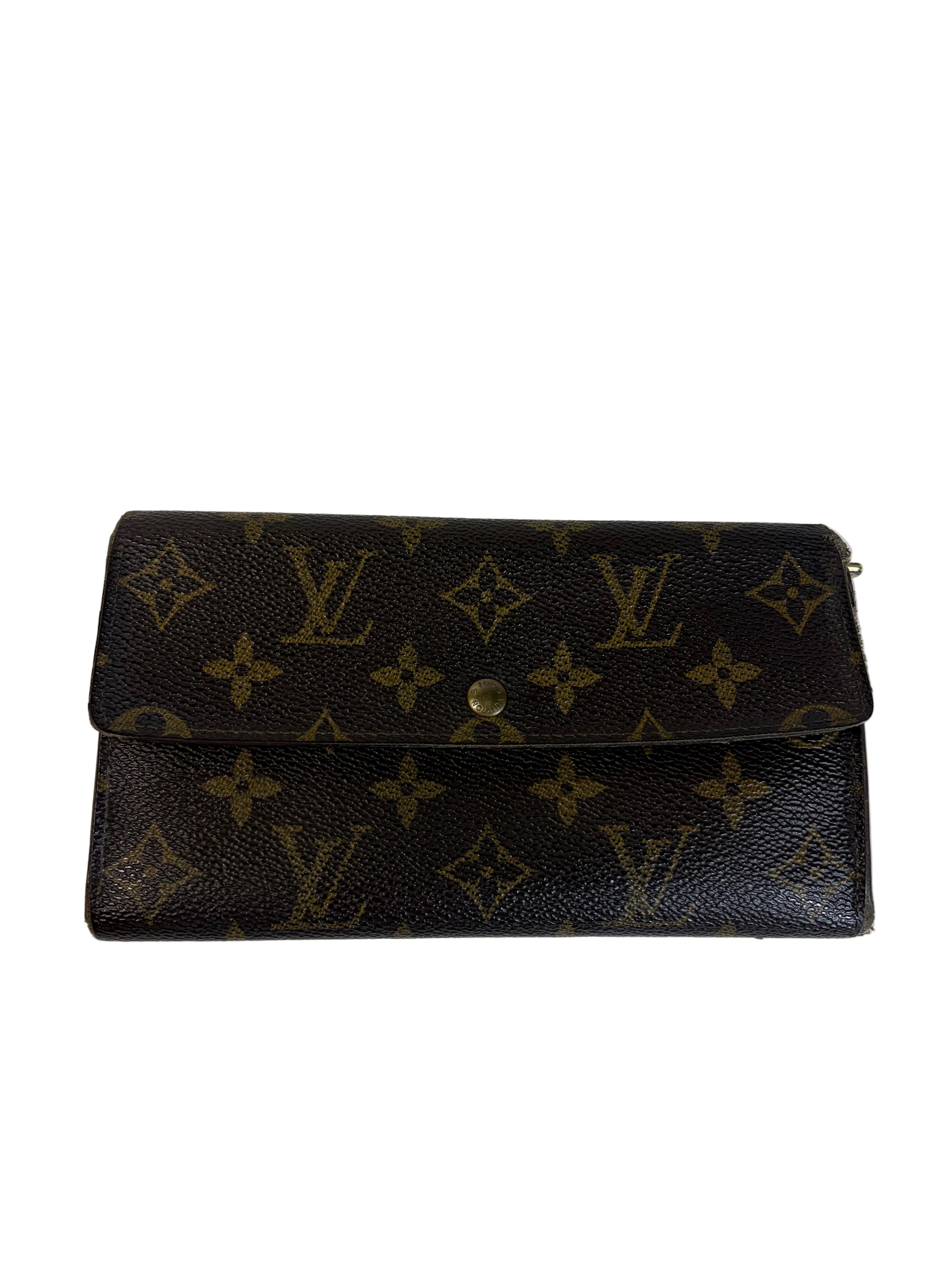 Louis Vuitton Monogram Portefeuille Sarah Long Wallet