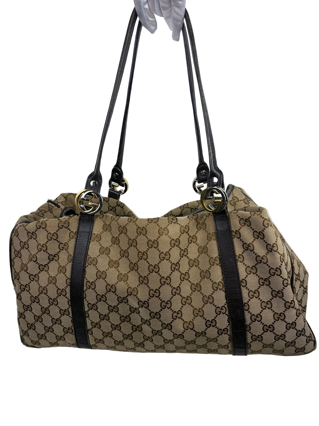 Gucci GG Canvas Twins Tote Bag