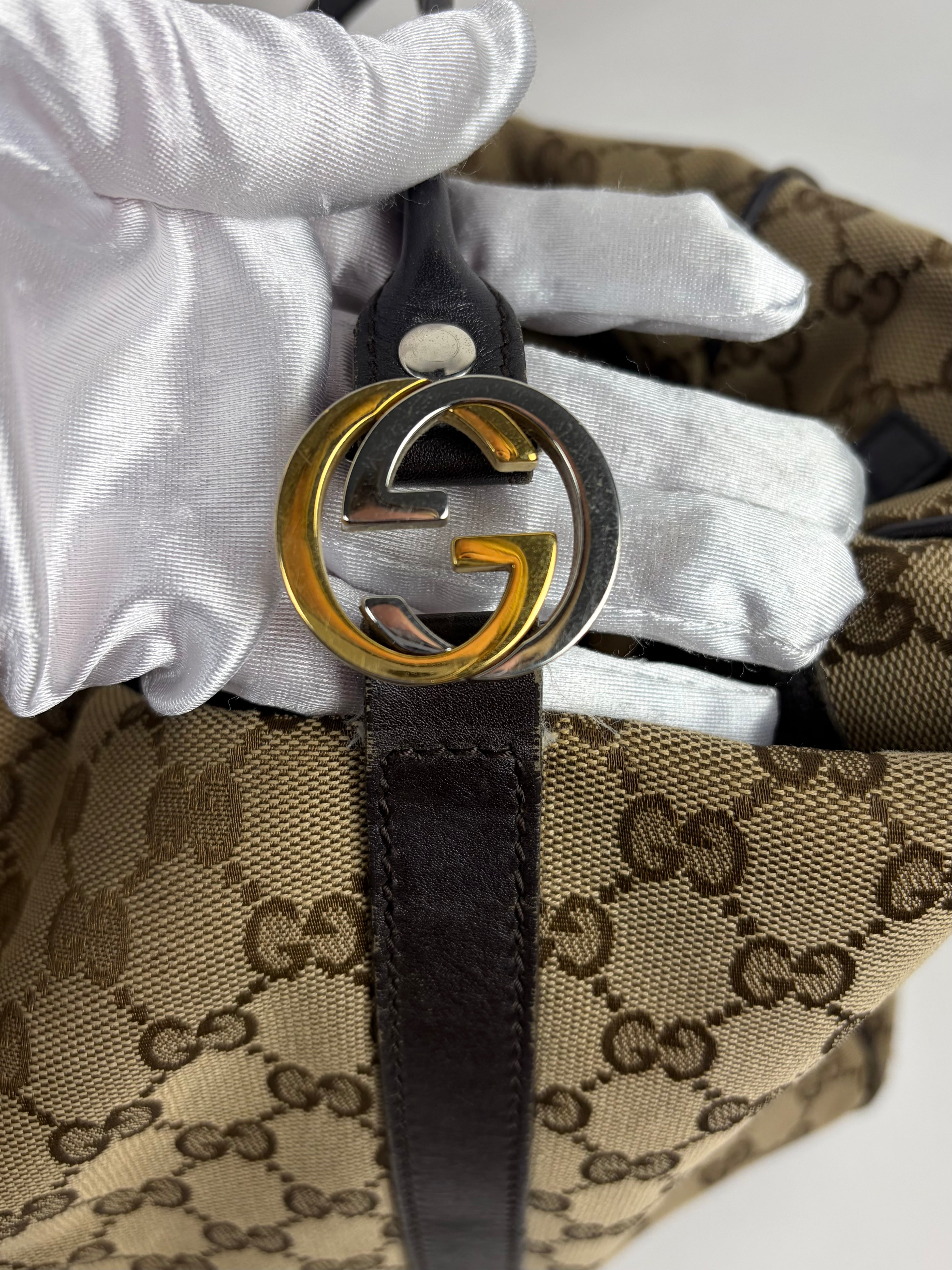 Gucci GG Canvas Twins Tote Bag