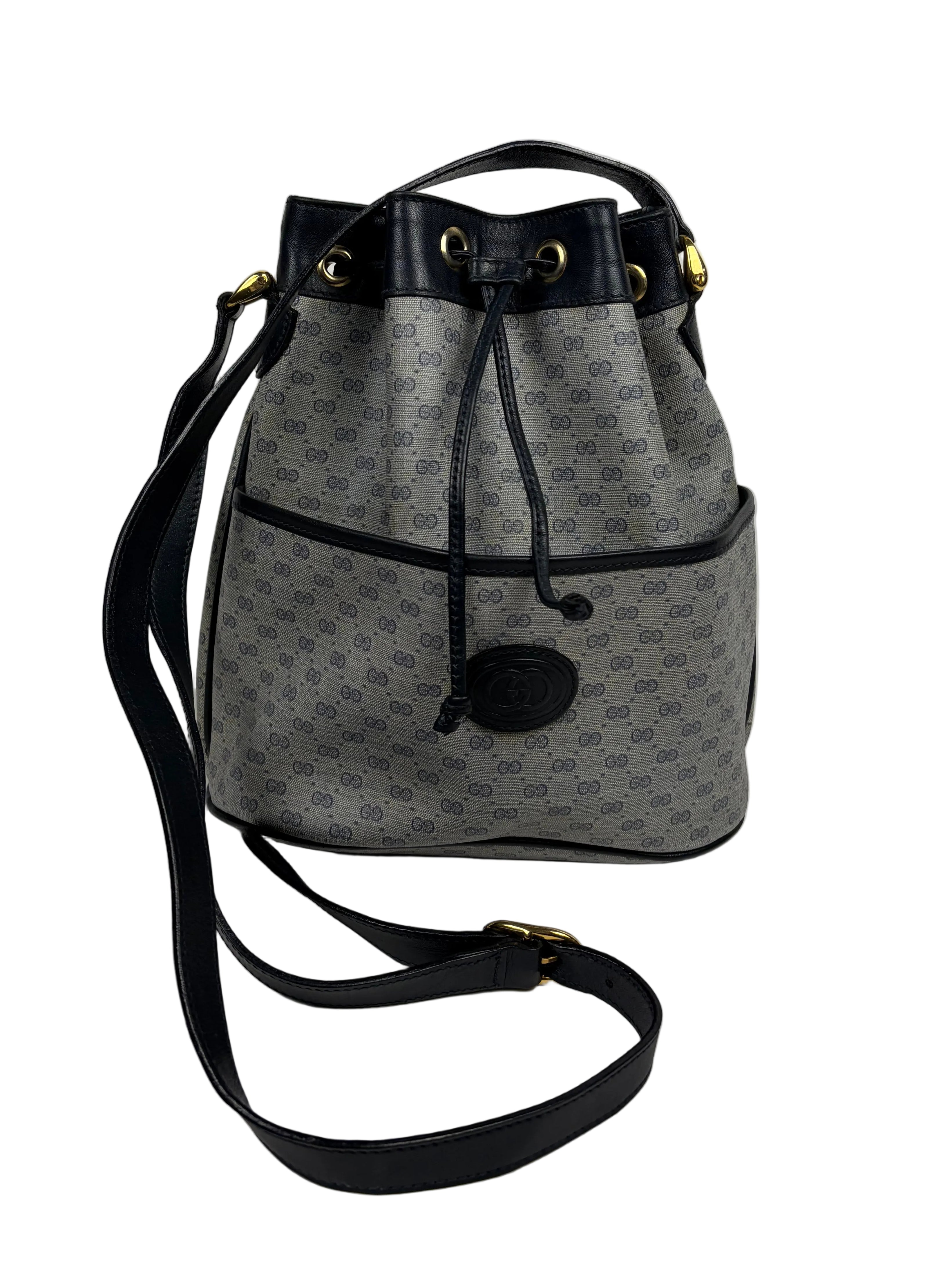 Gucci Micro GG Monogram Bucket Bag
