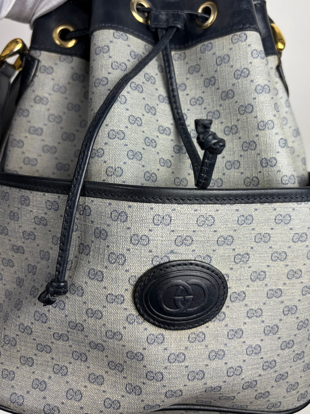 Gucci Micro GG Monogram Bucket Bag