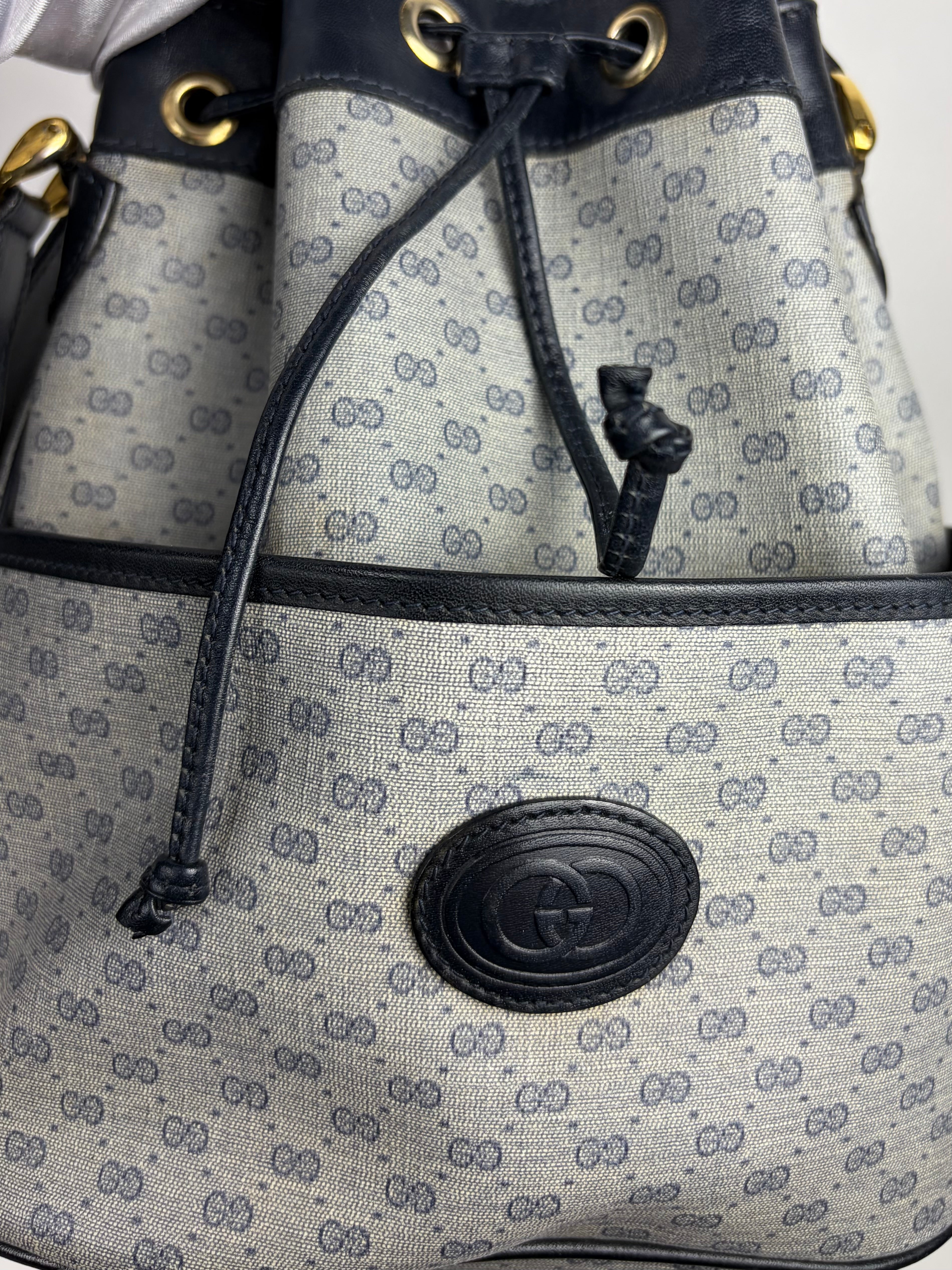 Gucci Micro GG Monogram Bucket Bag