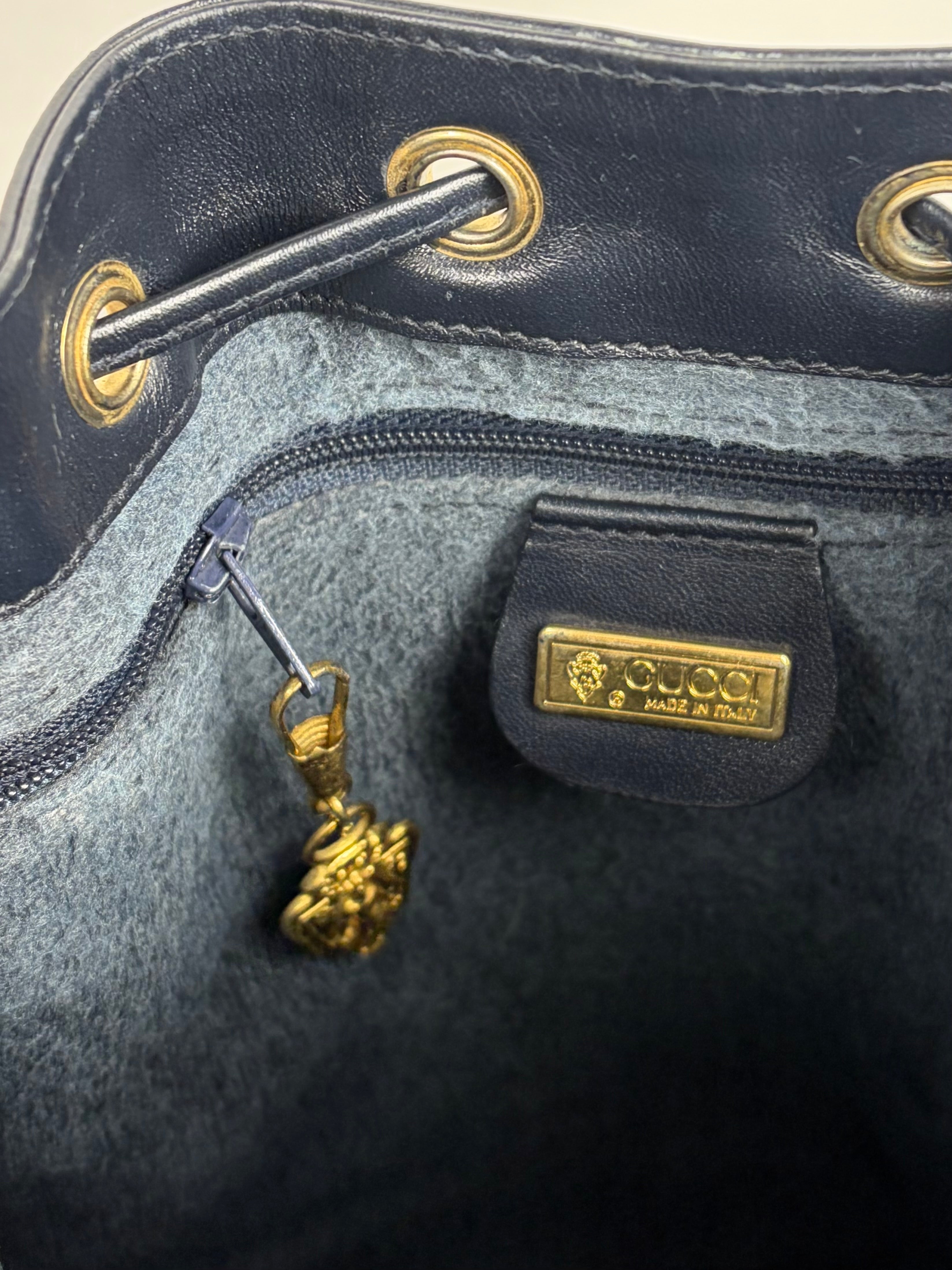Gucci Micro GG Monogram Bucket Bag
