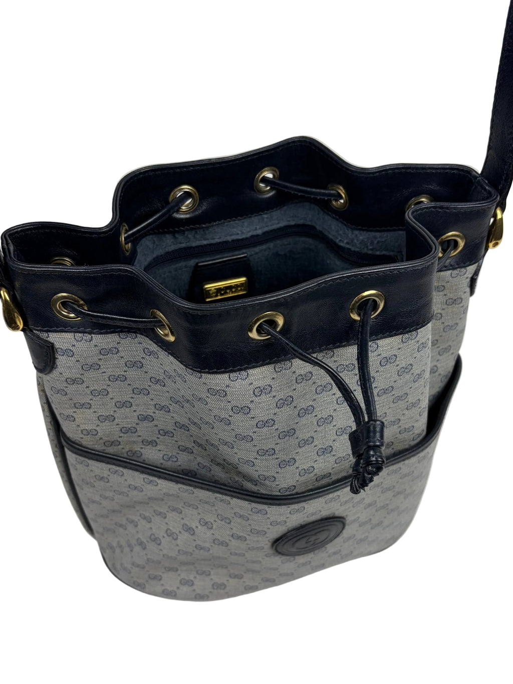 Gucci Micro GG Monogram Bucket Bag