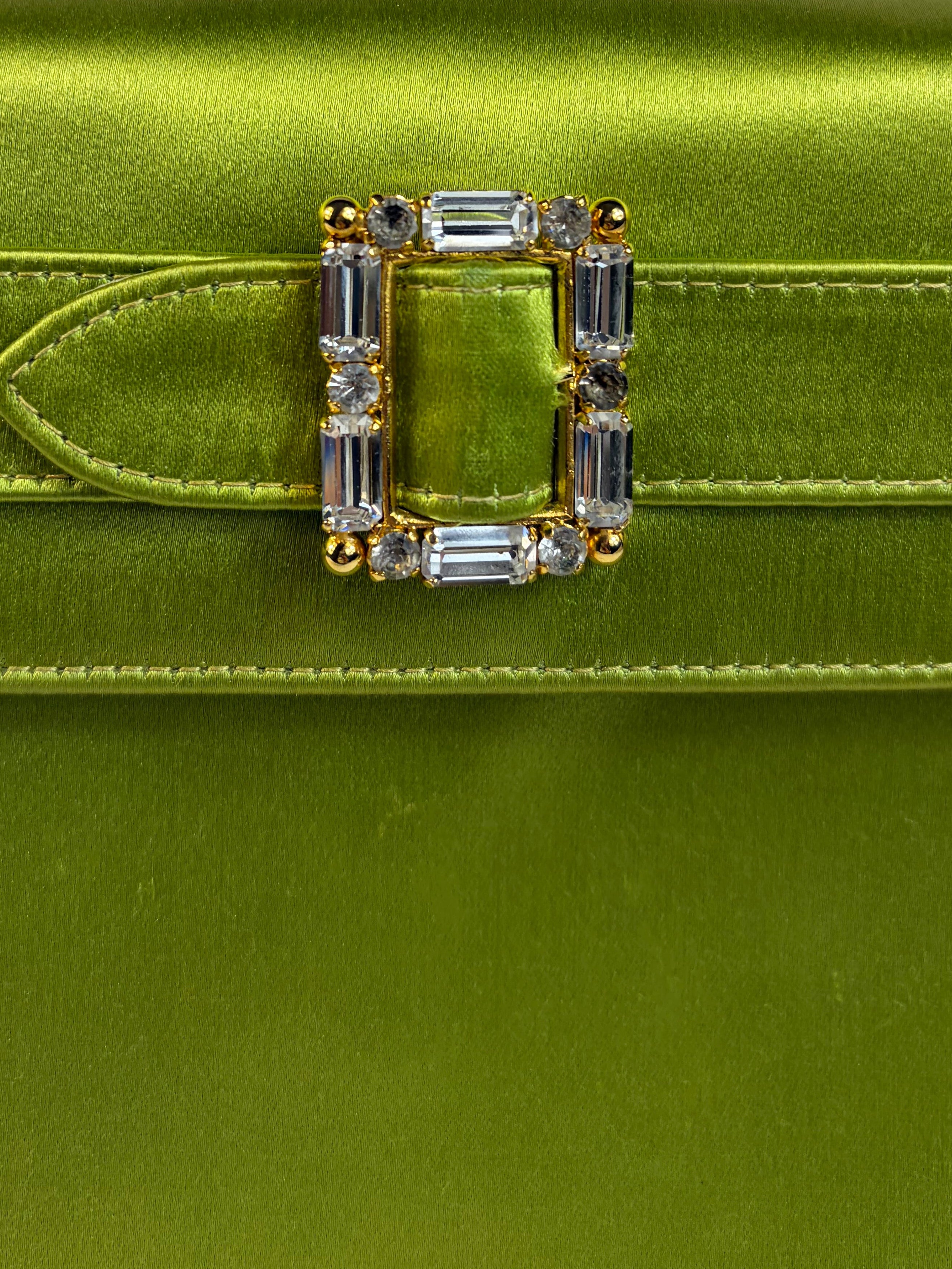 Salvatore Ferragamo Satin Evening Shoulder Bag