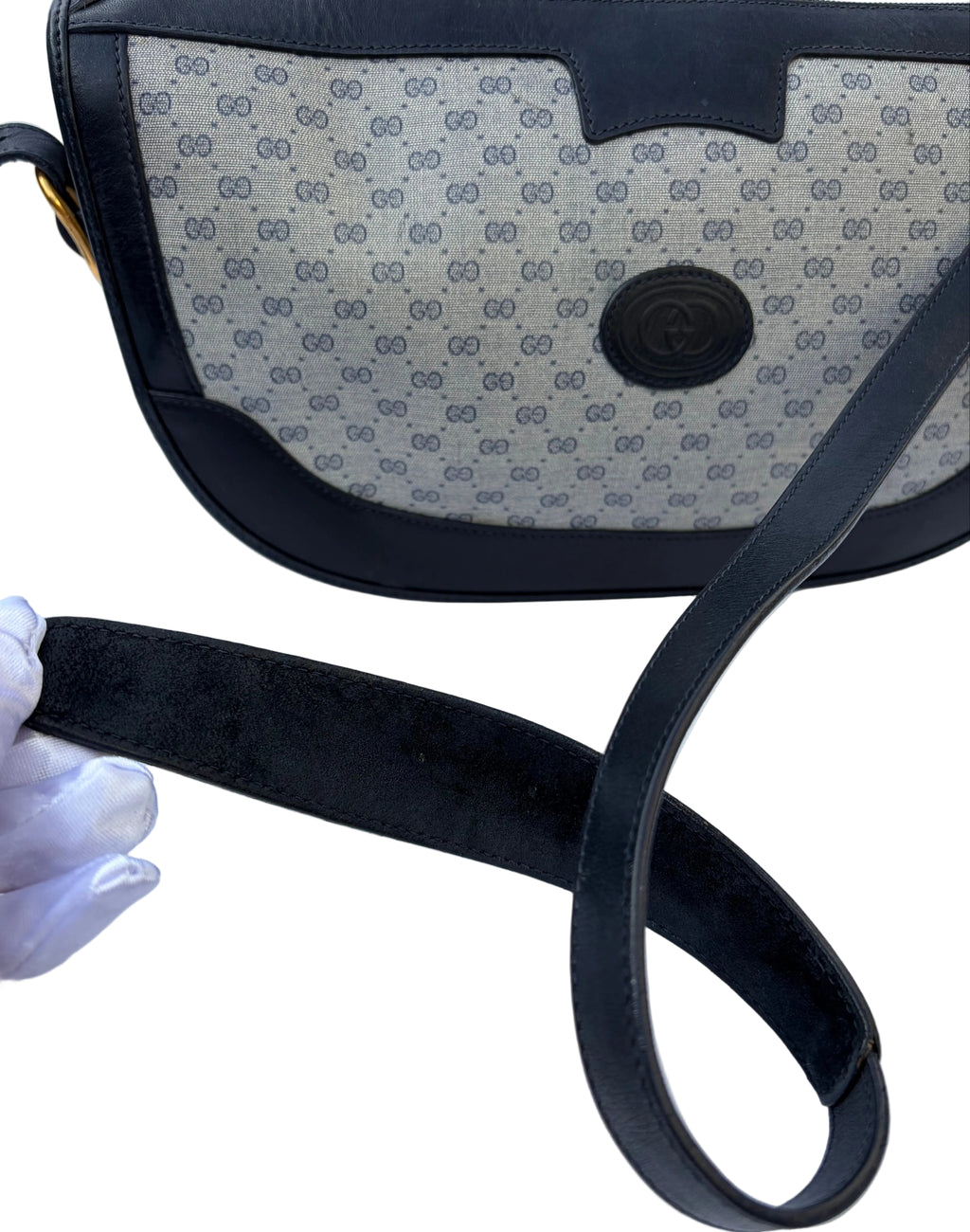 Gucci Micro GG Monogram Canvas Crossbody Bag