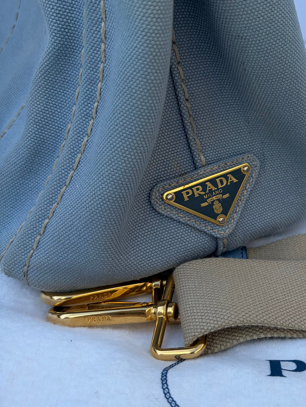 Prada Crossbody Mini Tote Bag