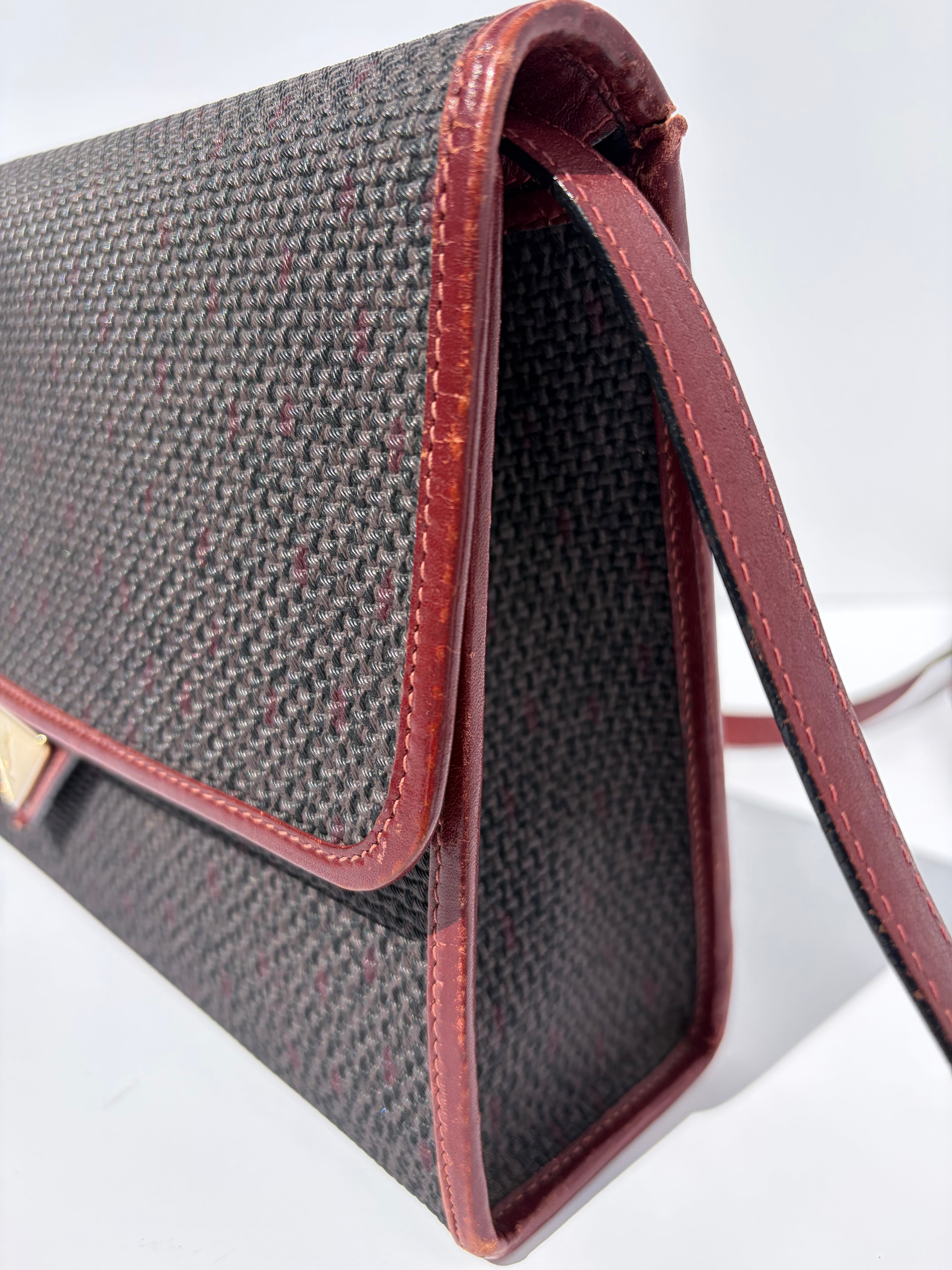 Yves Saint Laurent Triangle Logo Crossbody Bag