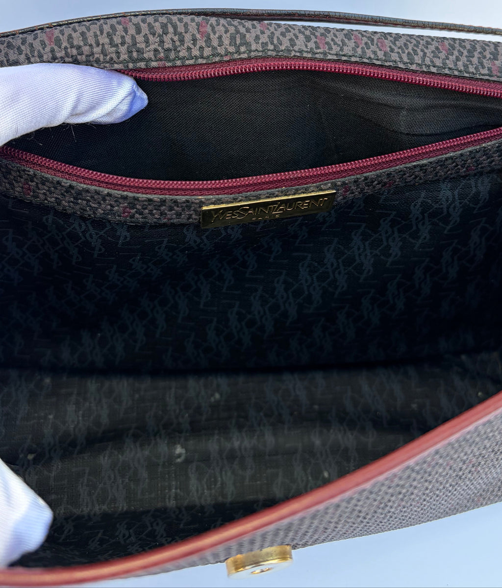Yves Saint Laurent Triangle Logo Crossbody Bag