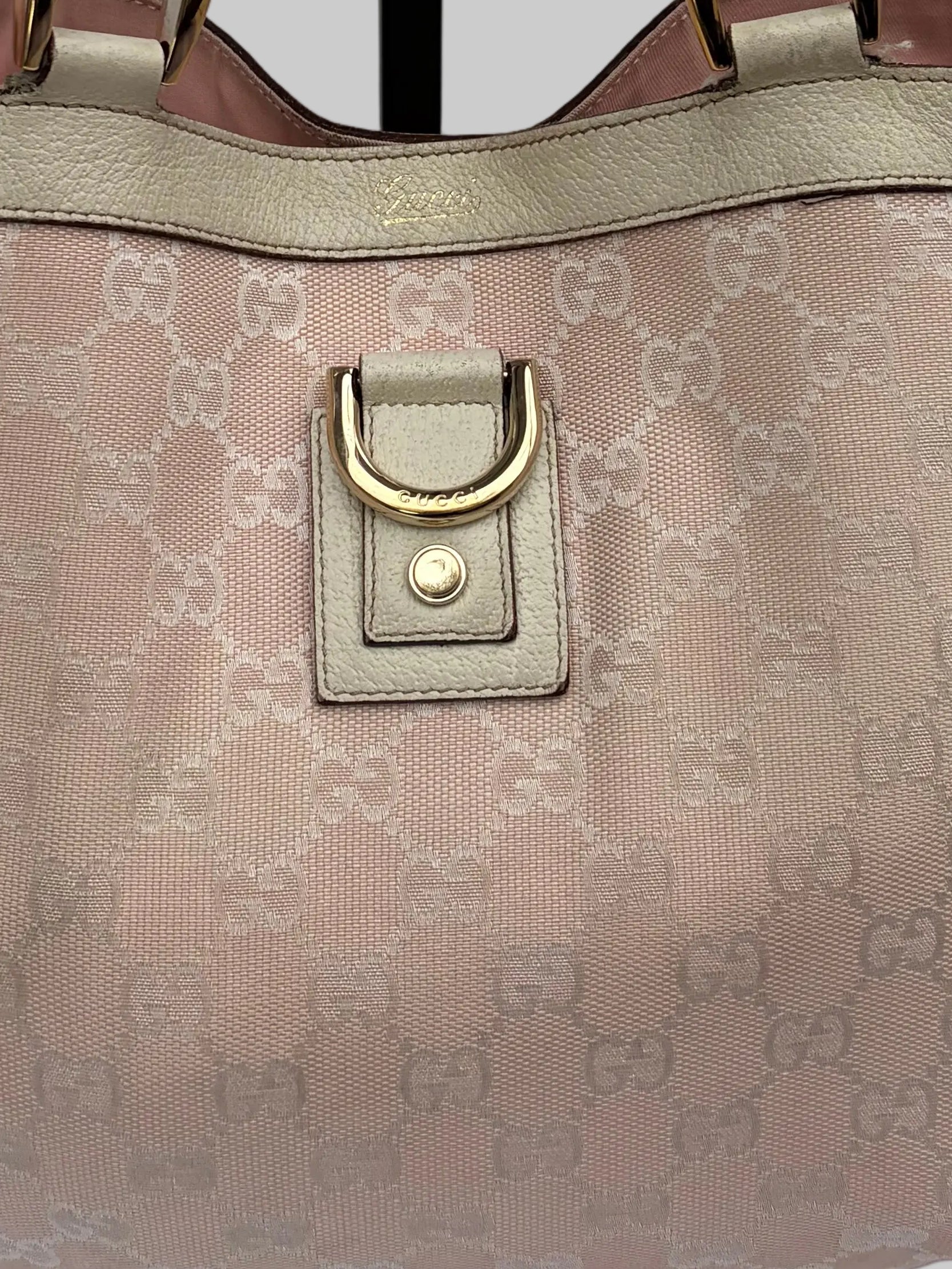 Gucci Light Pink Abbey D-Ring Tote Bag