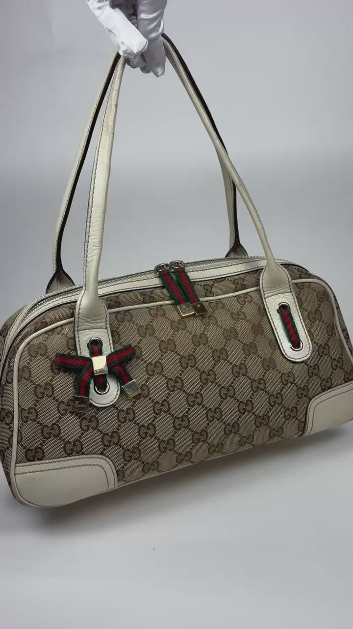 Gucci GG Canvas Princy Boston Bag
