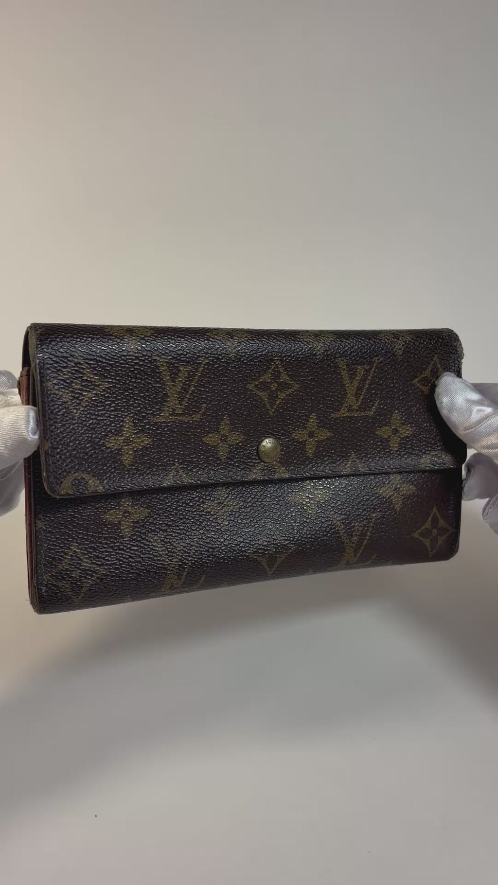 Louis Vuitton Monogram Portefeuille Sarah Long Wallet