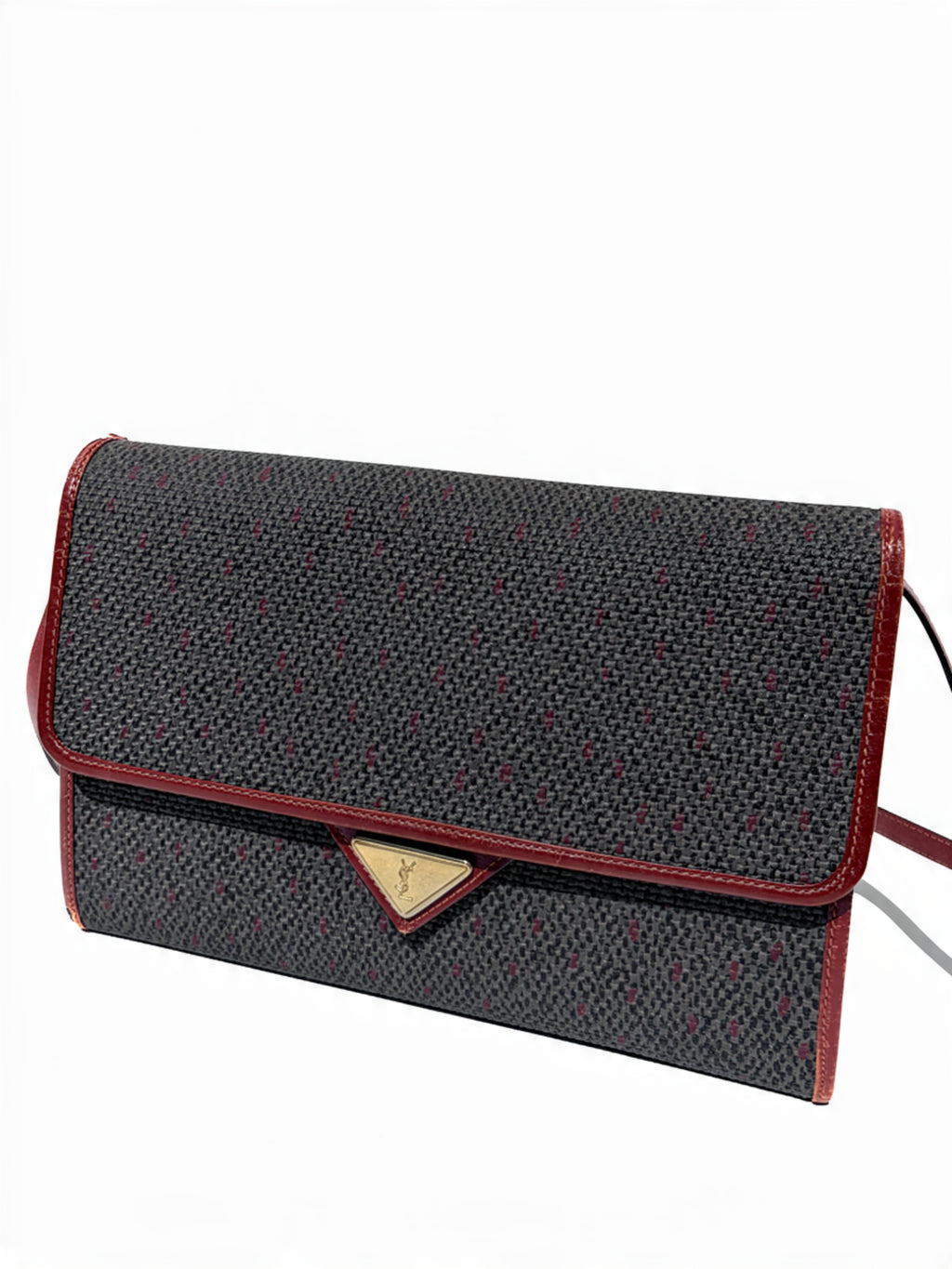 Yves Saint Laurent Triangle Logo Crossbody Bag