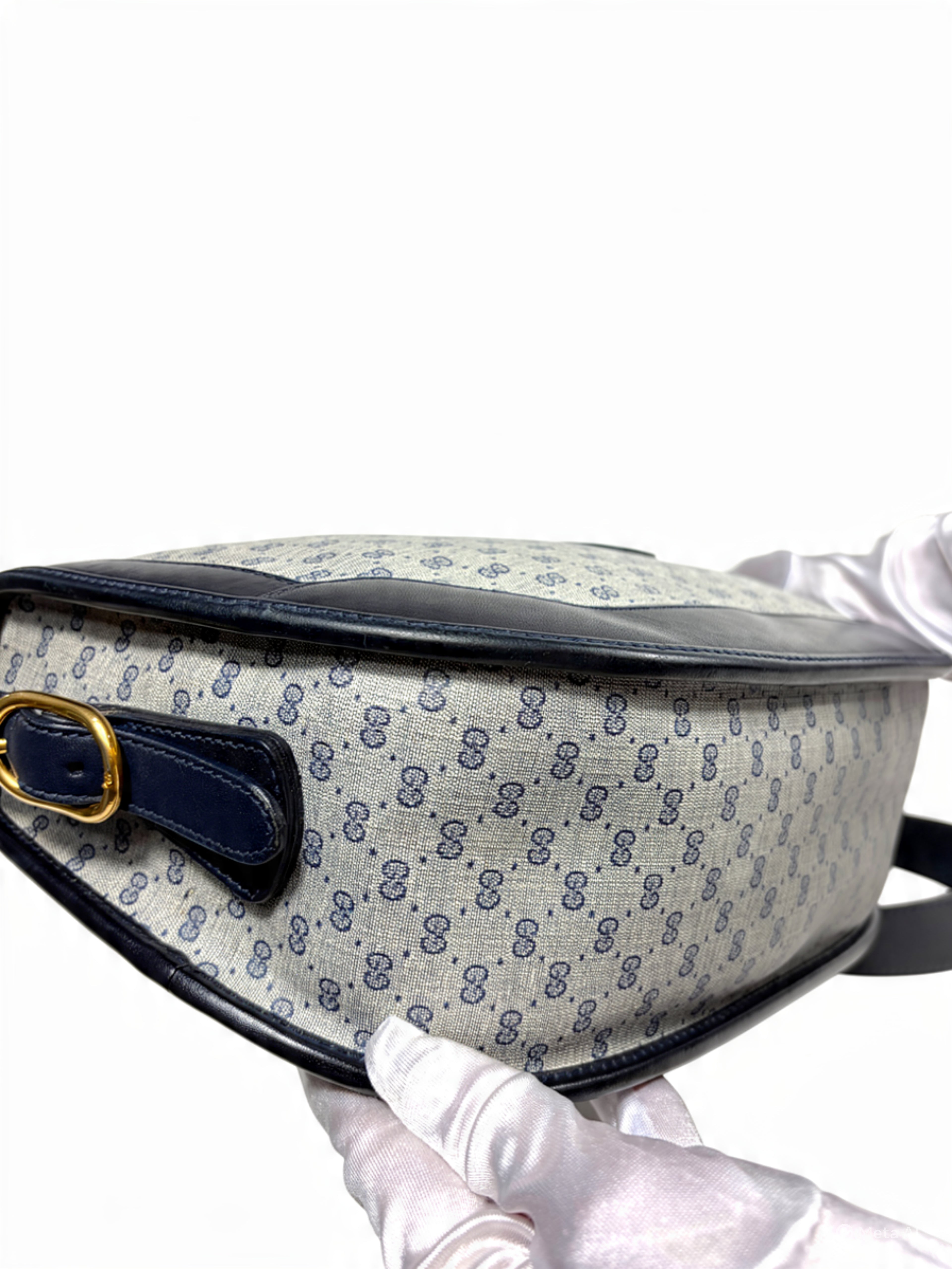 Gucci Micro GG Monogram Canvas Crossbody Bag