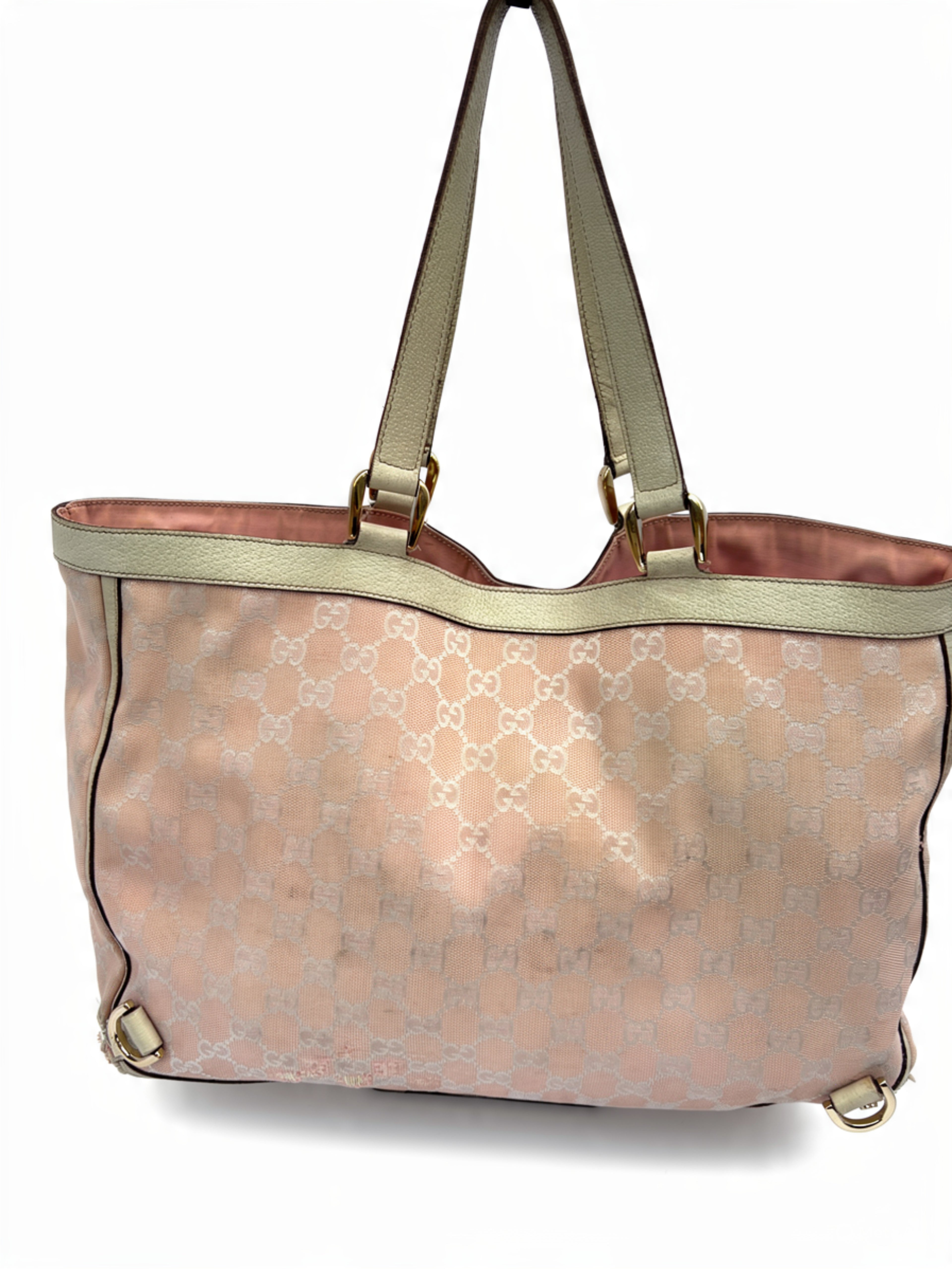Gucci Light Pink Abbey D-Ring Tote Bag