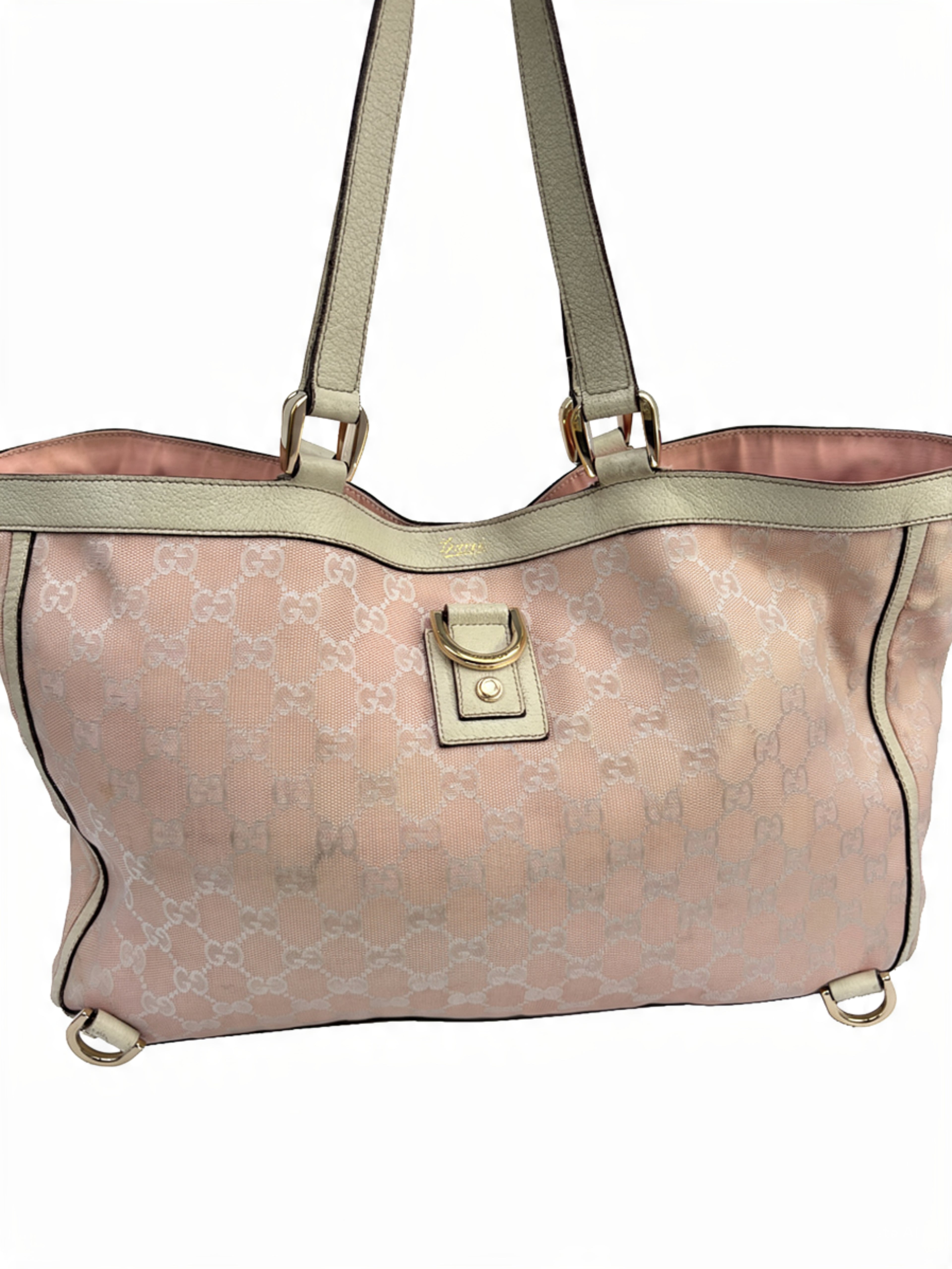 Gucci Light Pink Abbey D-Ring Tote Bag